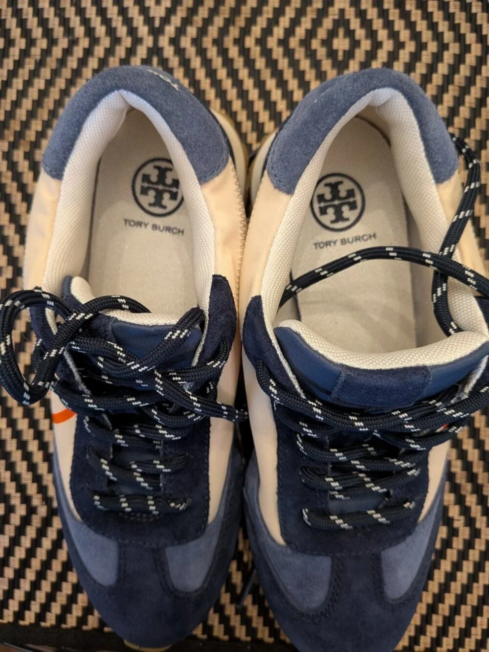Tory Burch Retro Annie Training Sneakers Shoes NEW SZ 5.5